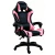 SILLA GAMER ZENEI KAISEN NEGRA Y ROSA ALT REG GIRO 360° RECLINABLE ALMOHADON CERVICAL Y LUMBAR - comprar online