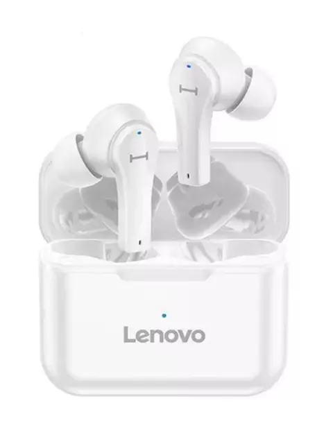 AURICULAR IN EAR BLUETOOTH LENOVO QT82 TWS BLANCO - comprar online