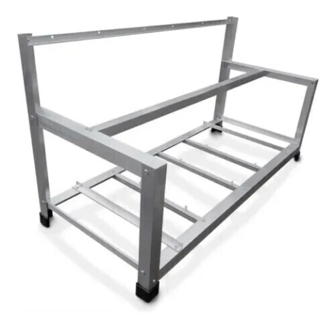Rig Para Mineria Aluminio 90x30x32 8 Gpu