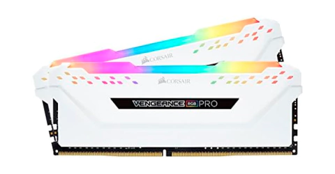 Memoria Ram Ddr4 16gb 3000mhz (2x8gb) Corsair Vengeance Rgb Pro Cmw16gx4m2c3000c15w C15 1.35v White