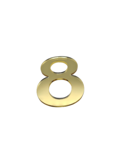 Acrílico Número 8 5cm - comprar online