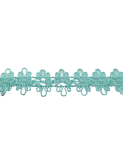 Passamanaria Ref. 70 FLOR VERDE ÁGUA - LARG. 22 MM - 1 METRO - comprar online