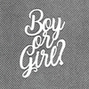 Acrílico BOY OR GIRL