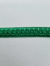 Passamanaria ref. 40 VERDE ESMERALDA - LARG. 13 MM - 1 METRO