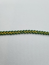 Passamanaria REF. 62 VERDE ESMERALDA/AM. OURO/OURO - LARG. 6 MM - 1 METRO