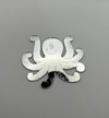 ACRÍLICO POLVO FUNDO DO MAR - PRATA - 8CM- UNIDADE
