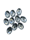 CHATON OVAL PRATA 13X18 - 10 UNIDADES