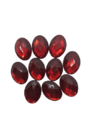 CHATON OVAL VERMELHO 13X18 - 10 UNIDADES