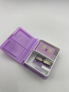 Kit borracha e apontador - livrinho lilás - comprar online