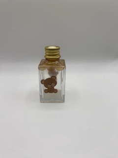 VIDRO QUADRADO 30ML URSINHO - COM TAMPA DE AROMATIZADOR