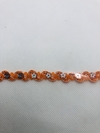 PASSAMANARIA REF. 54 VOLTINHA DE PAETÊ LARANJA - 1 METRO