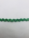 PASSAMANARIA REF. 54 VOLTINHA DE PAETÊ VERDE BANDEIRA - 1 METRO