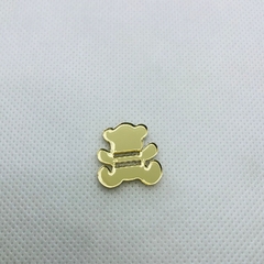 ACRILICO URSO - PASSANTE PARA ELÁSTICO CHATO ATÉ 7MM - UNIDADE