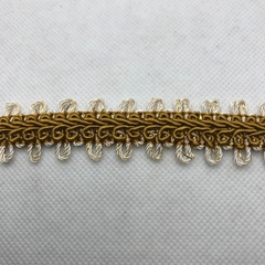 PASSAMANARIA REF. 97 OURO VELHO/BEGE/OURO - LARG. 20 MM - 1 METRO