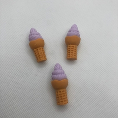 CASQUINHA EM BISCUIT LILÁS 4 CM - UNIDADE