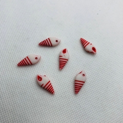 MINI CONCHA CONE VERMELHO - UNIDADE