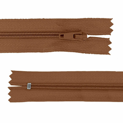 ZÍPER MARRON CLARO 15 CM