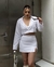Blazer Cropped Branco na internet