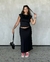 Saia Midi Preta - comprar online