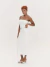 Saia Midi Off-White - Basis
