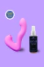 Kit Kiss Sugador e Vibrador 3 em 1 com App + Khandy Óleo de Massagem 2 em 1 by Hana Khalil