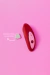 Vibrador Cherry Calcinha com controle remoto em fundo rosa