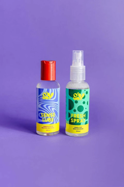 Kit Sense Lube + Fresh Spray, da Good Vibres