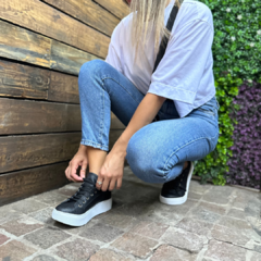 Zapatillas Bone Negras - SAIA
