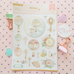 Planchas de Stickers: My Dreams on Papers de Nebian - CORAZON DE TINTA