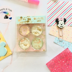 MICKEY & MINNIE: SET DE 4 IMANES MOOVING