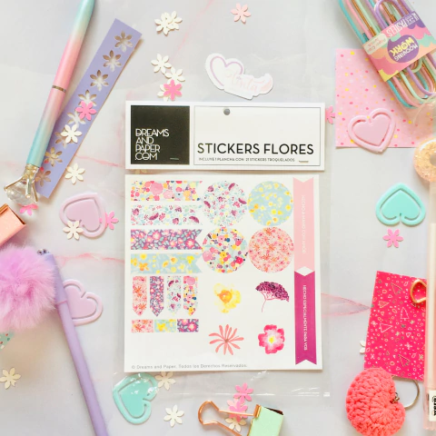 Stickers Flores Dreams and Paper