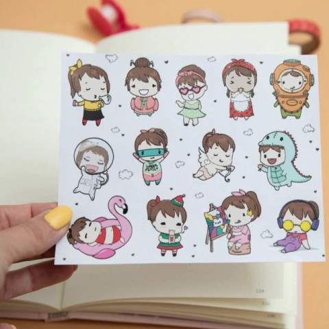 Stickers: Las Aventuras de Petite Peperina I de Miss Peperina
