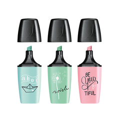 Resaltador Mini Boss Pastel - Love Stabilo - Pack de 3 unidades