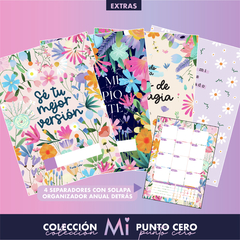 Mi Punto Cero: Separador con Solapa: Flores (A5)