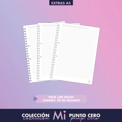 Mi Punto Cero: Repuesto Cuadriculado (A5)