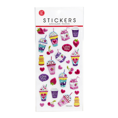 Stickers Milkshakes y Corazones Talbot