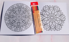SET ARTE CREATIVO STABILO: LIBRO PARA COLOREAR MANDALAS + PACK DE 5 MICROFIBRAS POINT 88 EN COLORES CÁLIDOS - comprar online