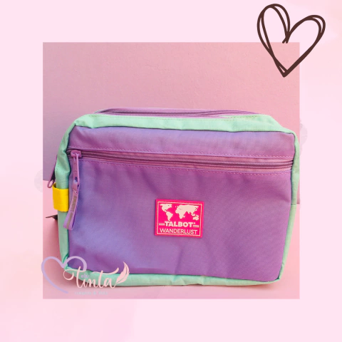 Cartuchera Wanderlust de Talbot - Colors - 3 cierres