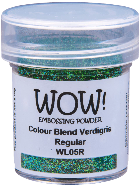 WOW! Polvo para embossing: Colour Blend Verdigris Regular (WL05R)