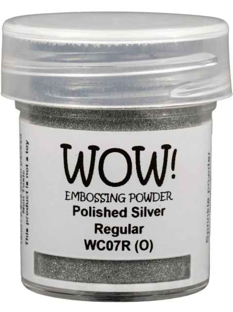 WOW! Polvo para embossing: Polished Silver Regular (WC07R)