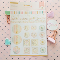 Planchas de Stickers: My Dreams on Papers de Nebian - comprar online