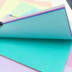 Punto Cero: Block A4 de Cartulinas de colores - CORAZON DE TINTA