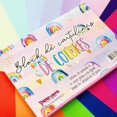 Punto Cero: Block A4 de Cartulinas de colores