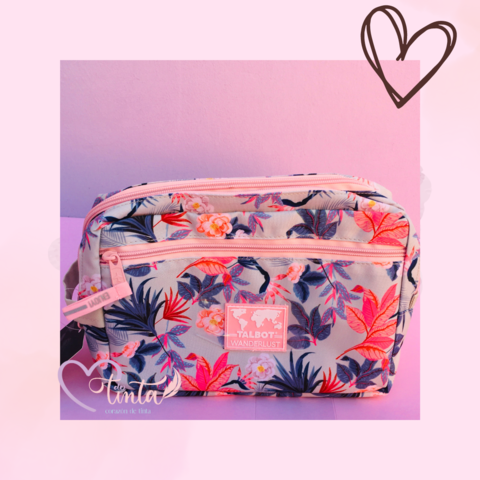 Cartuchera Wanderlust de Talbot - Romance - 3 cierres