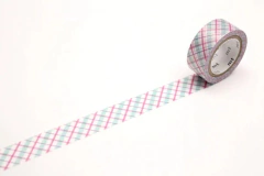 MT: Cinta Washi Fab: Pearl Tape Check Purple