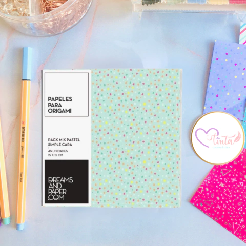 Dreams and Paper: Papel para Origami 15×15 Pack Mix Pastel - comprar online