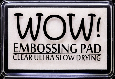WOW! Embossing Pad Clear Ultra Slow Drying (Almohadilla Pegamento)