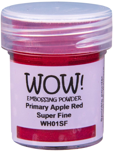 WOW! Polvo para embossing: Primary Apple Red Super Fine (WH01SF)