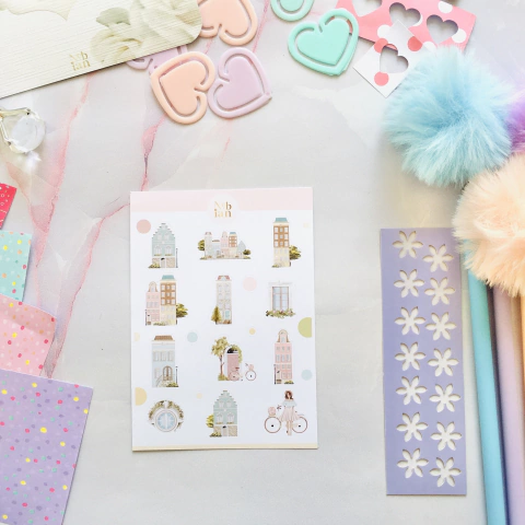 Nebian: Plancha de Stickers Ámsterdam 2