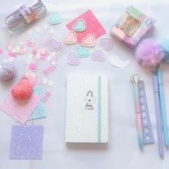 Libreta Good Vibes A6 con elástico - CORAZON DE TINTA
